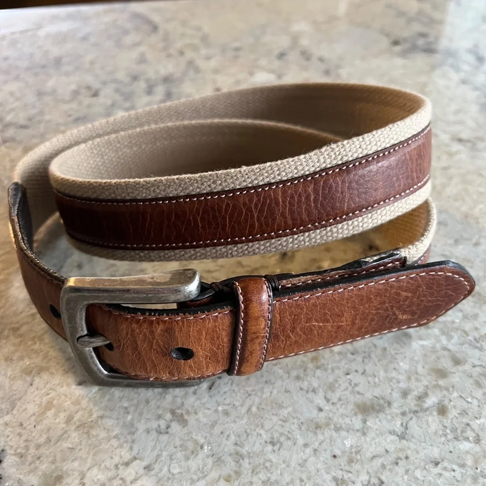 Vintage  Leather Belt Sz 38